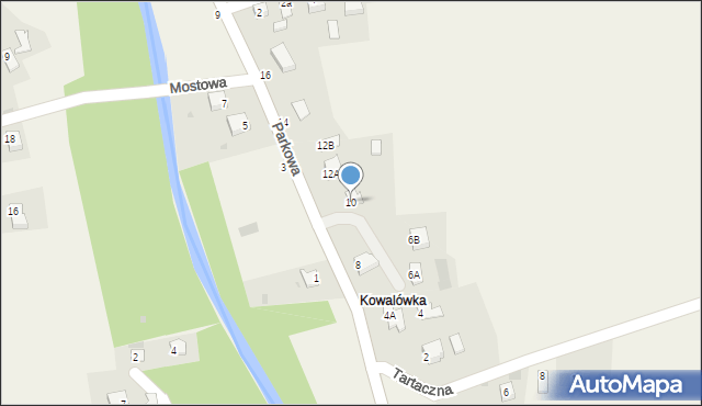 Kocierz Moszczanicki, Parkowa, 10, mapa Kocierz Moszczanicki