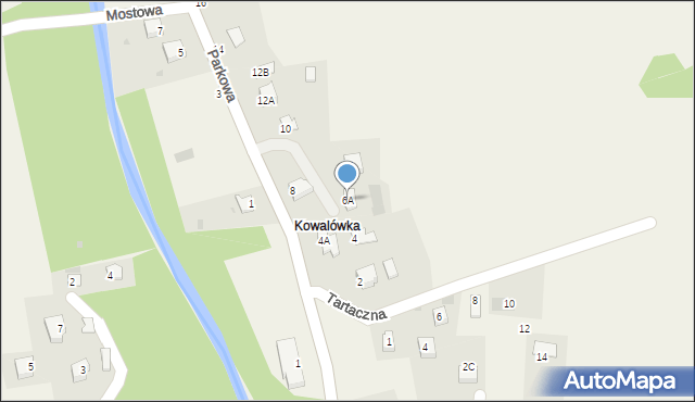 Kocierz Moszczanicki, Parkowa, 6A, mapa Kocierz Moszczanicki