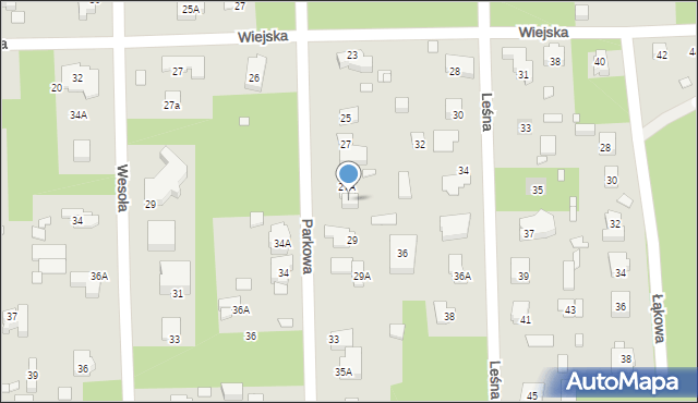 Konstancin-Jeziorna, Parkowa, 27C, mapa Konstancin-Jeziorna