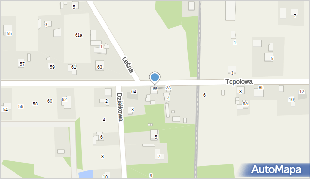 Kopana, Pawłowicka, 66, mapa Kopana