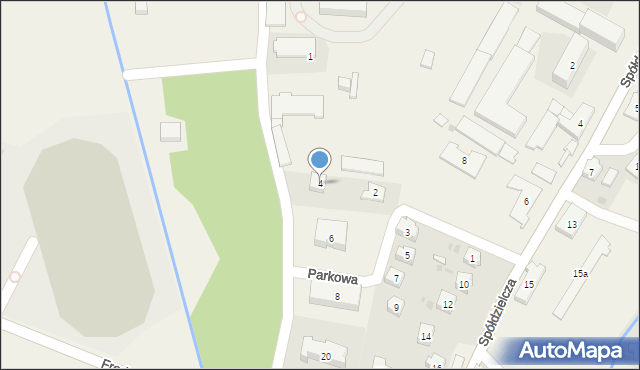 Korczyna, Parkowa, 4, mapa Korczyna