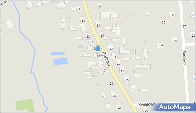 Kosów Lacki, Pańska, 18, mapa Kosów Lacki