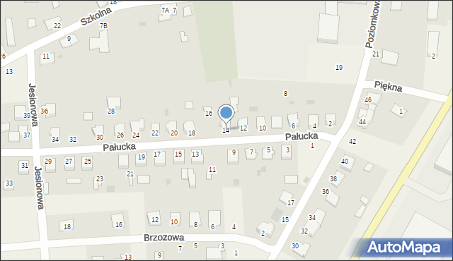 Kowalewo, Pałucka, 14, mapa Kowalewo