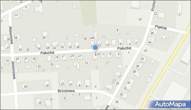 Kowalewo, Pałucka, 9, mapa Kowalewo