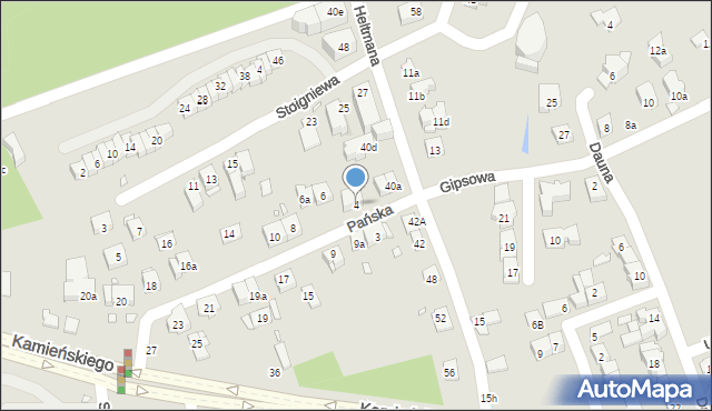 Kraków, Pańska, 4, mapa Krakowa