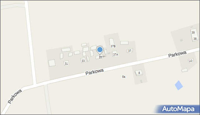 Kraśniczyn, Parkowa, 35, mapa Kraśniczyn