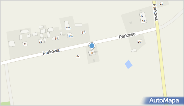 Kraśniczyn, Parkowa, 8, mapa Kraśniczyn