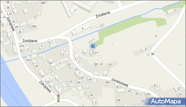 Krościenko nad Dunajcem, Pawłowskiej Stanisławy, 2, mapa Krościenko nad Dunajcem