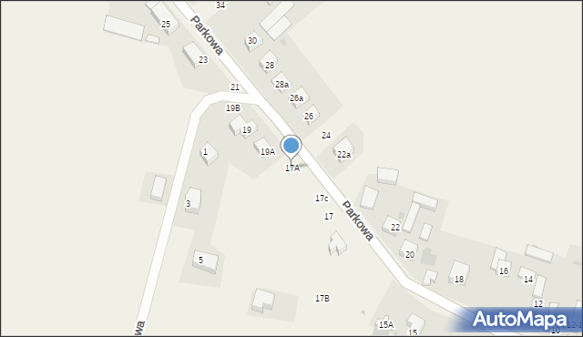 Kryniczno, Parkowa, 17A, mapa Kryniczno