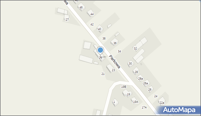 Kryniczno, Parkowa, 25, mapa Kryniczno