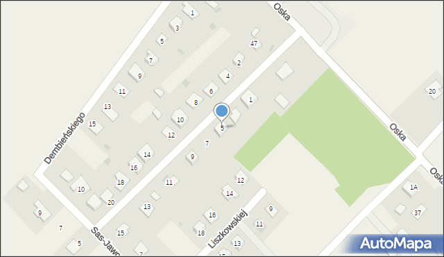 Laskowice, Parczewskiego Erazma, 5, mapa Laskowice