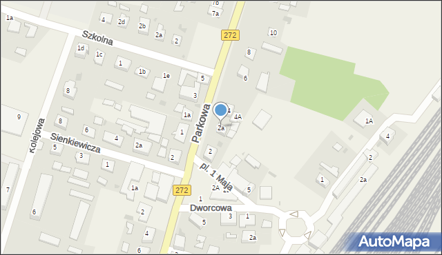 Laskowice, Parkowa, 2a, mapa Laskowice