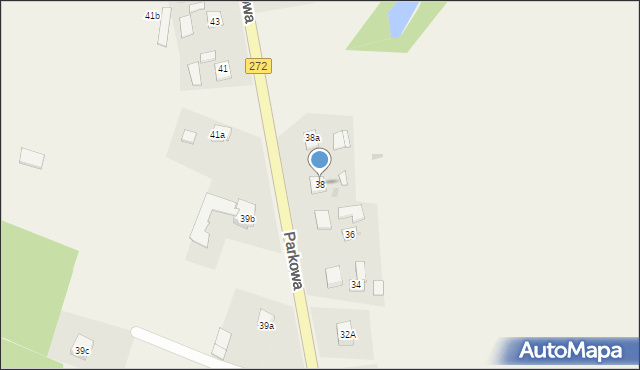 Laskowice, Parkowa, 38, mapa Laskowice