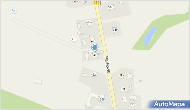 Laskowice, Parkowa, 41, mapa Laskowice