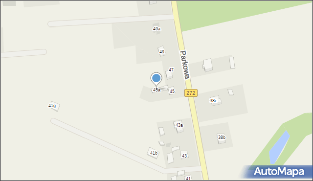 Laskowice, Parkowa, 45a, mapa Laskowice