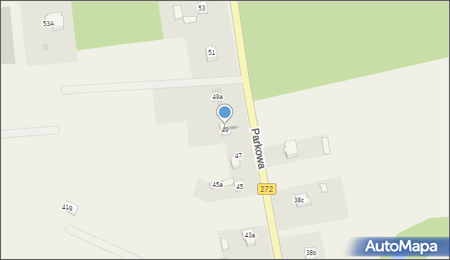 Laskowice, Parkowa, 49, mapa Laskowice