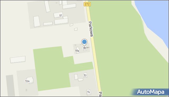 Laskowice, Parkowa, 55, mapa Laskowice