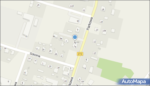 Laskowice, Parkowa, 7b, mapa Laskowice