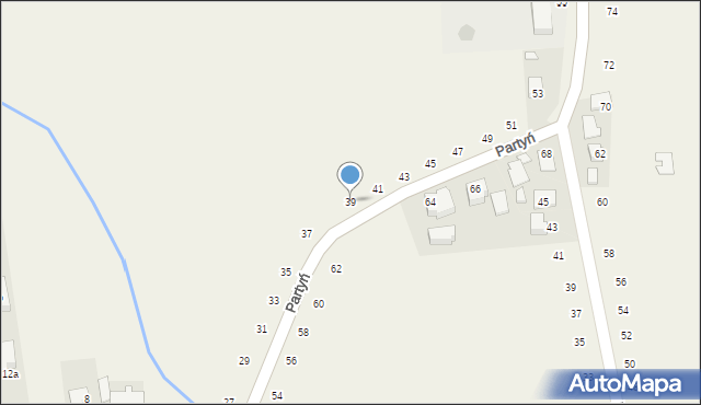 Łęg Tarnowski, Partyń, 39, mapa Łęg Tarnowski