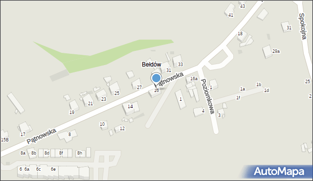 Legnica, Pątnowska, 16, mapa Legnicy