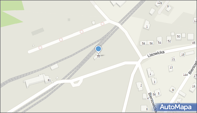 Legnica, Pątnowska, 55, mapa Legnicy