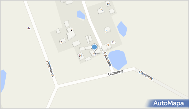 Lisewiec, Parkowa, 12, mapa Lisewiec