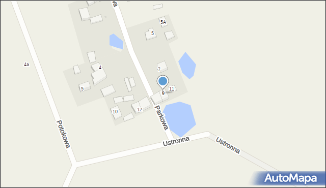 Lisewiec, Parkowa, 9, mapa Lisewiec