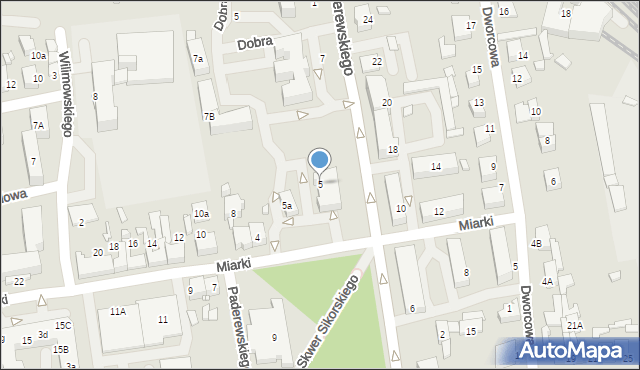 Lubliniec, Paderewskiego Ignacego Jana, 5, mapa Lubliniec