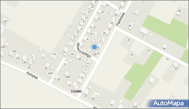 Lubomia, Parkowa, 13, mapa Lubomia