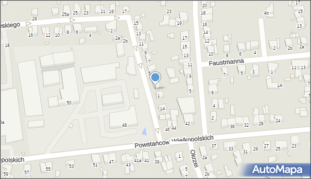 Luboń, Paderewskiego Ignacego Jana, 3, mapa Luboń
