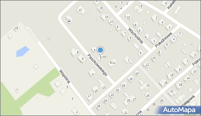 Lutomiersk, Paszkowskiego, ks., 3, mapa Lutomiersk