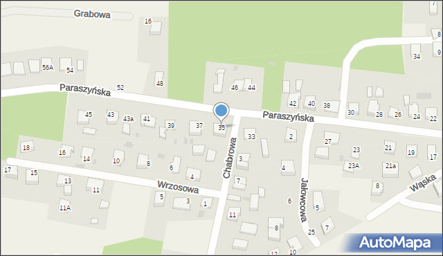 Luzino, Paraszyńska, 35, mapa Luzino