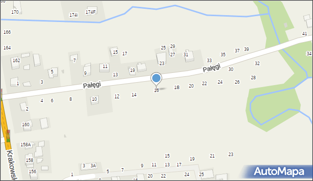 Michałowice, Pałęgi Mariana, ks., 16, mapa Michałowice