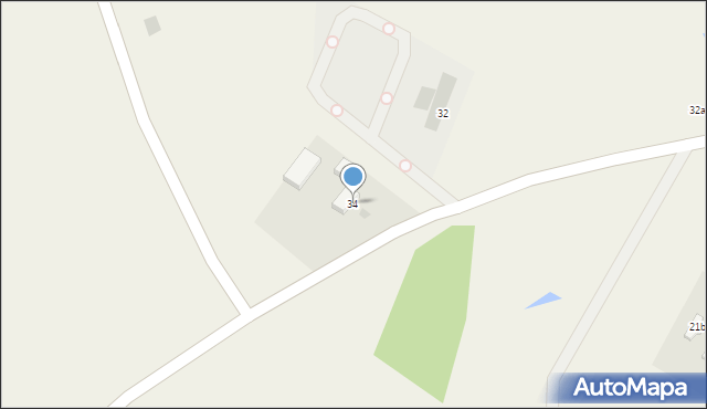 Mikołajki Pomorskie, Partyzantów, 34, mapa Mikołajki Pomorskie