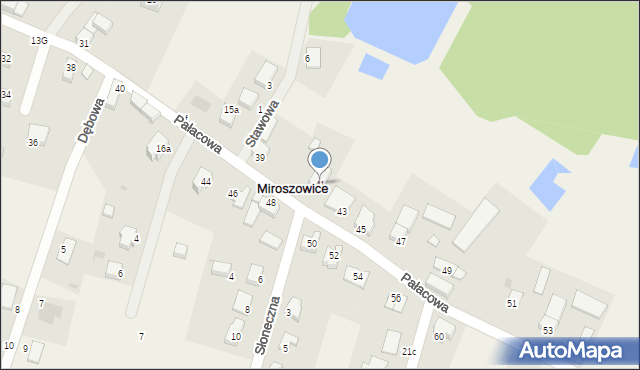 Miroszowice, Pałacowa, 41, mapa Miroszowice