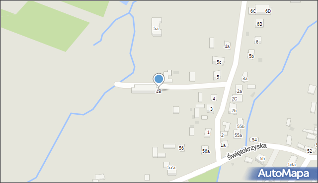 Nowa Słupia, Partyzantów, 4B, mapa Nowa Słupia