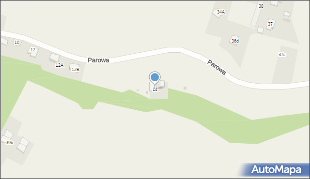 Nowa Wieś, Parowa, 14, mapa Nowa Wieś