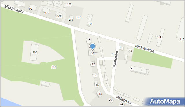 Nowe Sioło, Pałacowa, 10, mapa Nowe Sioło