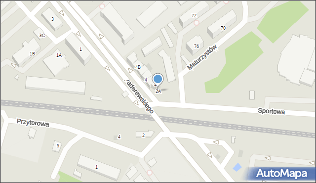 Nowy Dwór Mazowiecki, Paderewskiego Ignacego Jana, 2A, mapa Nowy Dwór Mazowiecki