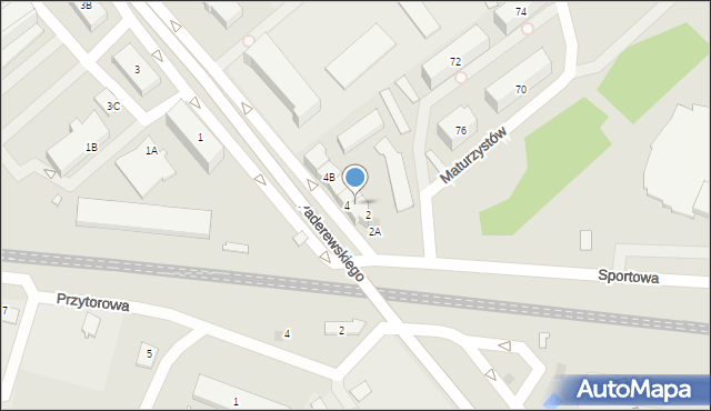 Nowy Dwór Mazowiecki, Paderewskiego Ignacego Jana, 4E, mapa Nowy Dwór Mazowiecki