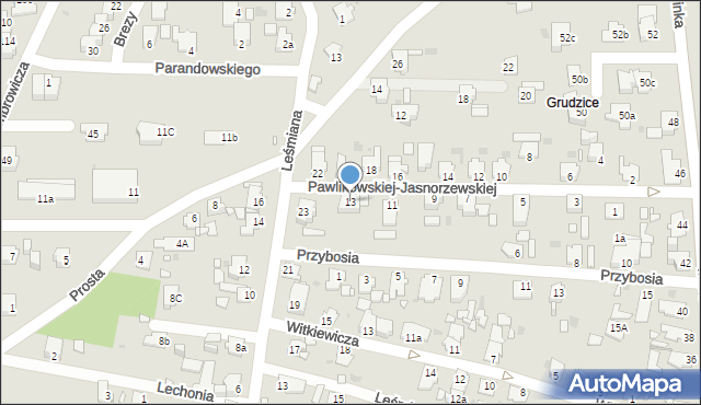 Opole, Pawlikowskiej-Jasnorzewskiej Marii, 13, mapa Opola