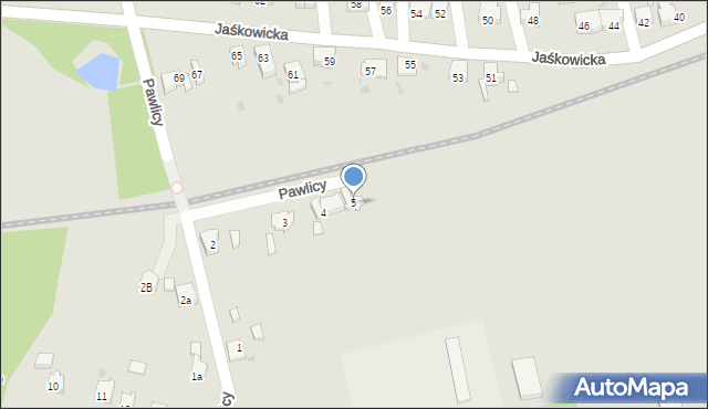 Orzesze, Pawlicy, 5, mapa Orzesze