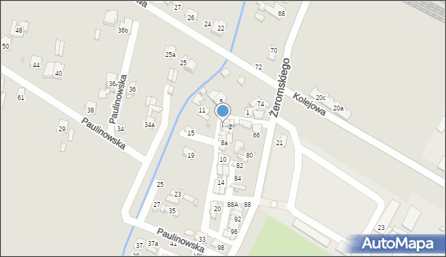 Ostrowiec Świętokrzyski, Paulinowska, 7/1, mapa Ostrowiec Świętokrzyski