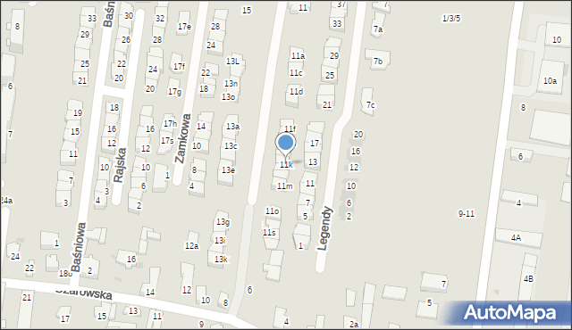 Ożarów Mazowiecki, Partyzantów, 11k, mapa Ożarów Mazowiecki