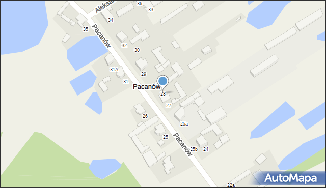 Pacanów, Pacanów, 28, mapa Pacanów