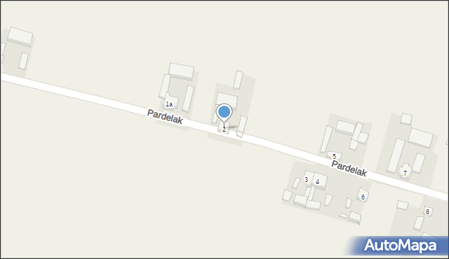 Pacanowice, Pardelak, 2, mapa Pacanowice