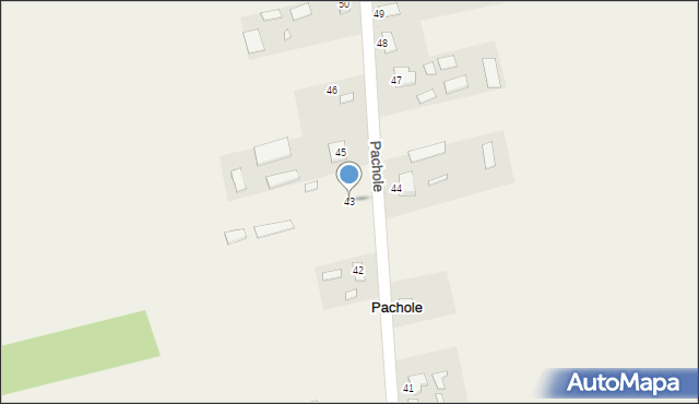 Pachole, Pachole, 43, mapa Pachole