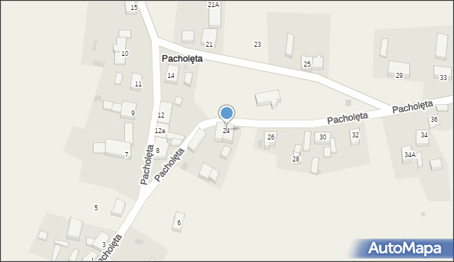 Pacholęta, Pacholęta, 24, mapa Pacholęta