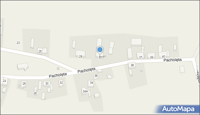 Pacholęta, Pacholęta, 33, mapa Pacholęta