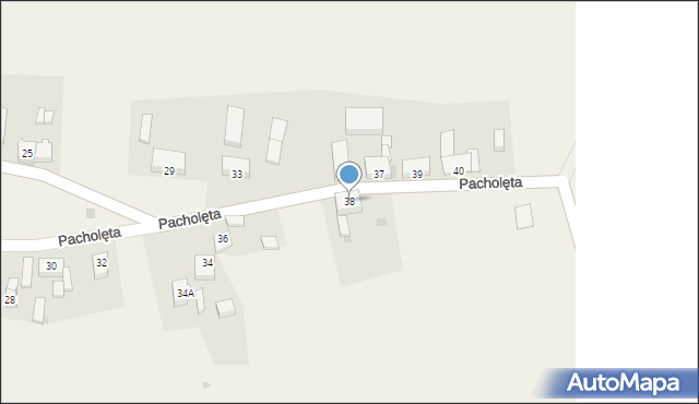 Pacholęta, Pacholęta, 38, mapa Pacholęta